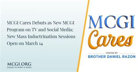 mcgi cares logo wallpaper|MCGI Cares Debuts as New MCGI Program on TV and Social .